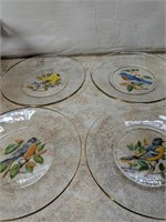Lot of 4 Bird Plates 8"