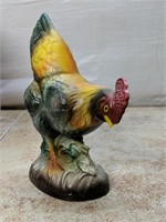 Porcelain Rooster 6" Tall