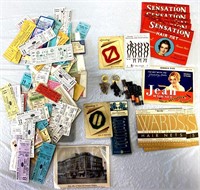 Vintage NOS Hair Supplies & 1950's Tickets/Passes