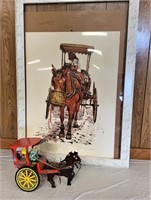 Signed & Numbered Picture w/Horse Drawn Buggy