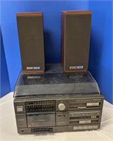 Sanyo Music System & 2 Koss Speakers