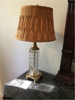 Crystal Lamp Signed Dresden