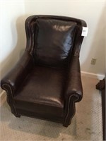 Leather Arm Chair  (Brown)