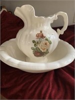 Ceramic Pitcher and Bowl Set