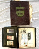 Two Partial Stamp Albums