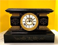 Antique Ansonia Slate (?) Clock
