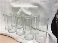 Set of 27 Glass Cylinder Vases