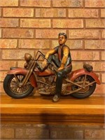 Motorcycle statue