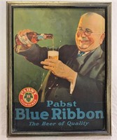 Pabst Blue Ribbon Vintage Framed Sign