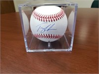 Signed Baseball by St. Louis Cardinal Tommy Edman