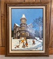 Victorian House Hargrove Painting