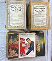 Antique National Geographic Magazines & Cool  Ads