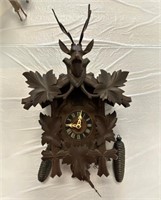 Large 8 Day 1930's Hunters German Cuckoo Clock