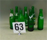 Green Soda Bottles