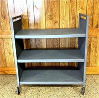 Metal Library or Utility Cart