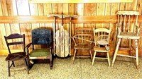 Vintage Child's Wood Furniture Lot