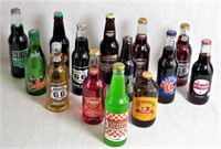 Group of Vintage Soda & Root Beer Bottles- Full