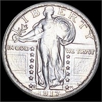 1917-S Standing Liberty Quarter CLOSELY UNC