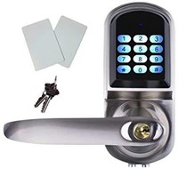 Electronic Keyless Backlit Keypad Door Lever Lock