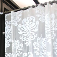 LynnWang Design 72x72 Inch PVC FREE Shower Curtain