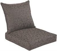 Indoor/Outdoor Damask Deep Seat Chair Cushion