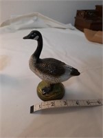 Cast iron bottle opener goose