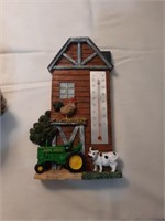 John Deere thermometer and Westland chicken