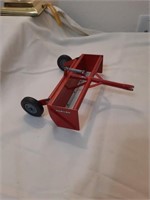 Custom made metal box scraper scale model