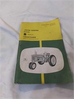 John Deere model b series tractor manual