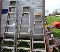 (4) Assorted Step Ladders from 4 foot-8 foot