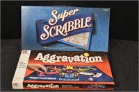Super Scrabble & Aggravation Board Games