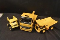 Cat, Bruder, & Toy State Toy  Dump Trucks
