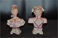 Pair of Porcelain Busts
