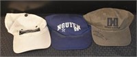 3 Baseball Hats 1 Signed