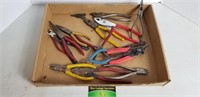Assorted Pliers, Spreaders, and More