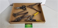Assorted Pliers, Snips, and More