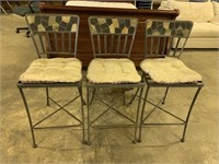 3 BAR STOOLS (24" H)