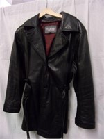 Size XL Leather Coat