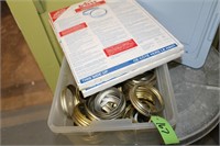 LARGE LOT OF CANNING LIDS & NEW SEALS