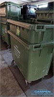 2 stk affaldscontainere på hjul m låsefunktion