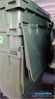 3 stk affaldscontainere på hjul m låsefunktion