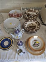 Collection crockery including Johnson