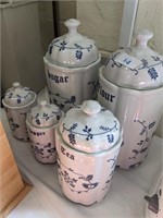 Ceramic kitchen containers