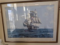 Print of a clipper ship