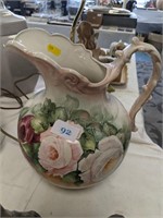 Ceramic  floral jug