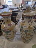 Pair large Japanese vases