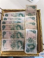 10 Isle of man £1 notes