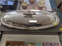Silver plated fish server