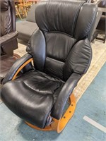 Black recliner chair