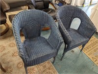 2 Wicker chairs